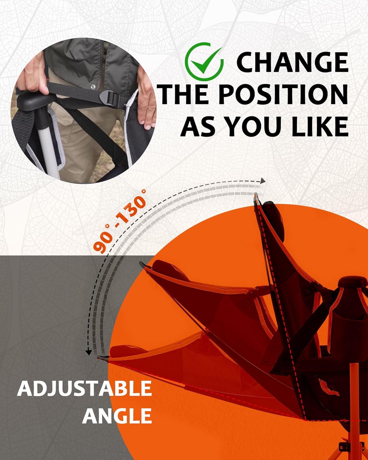 KingCamp Hammock Camping Chair, Swinging Portable Folding Camp Chairs for Adults Max 400lbs Heavy Duty Foldable Oversized Rocker with Aluminum Alloy Frame Cup Holder for Outdoor Beach Patio Sport